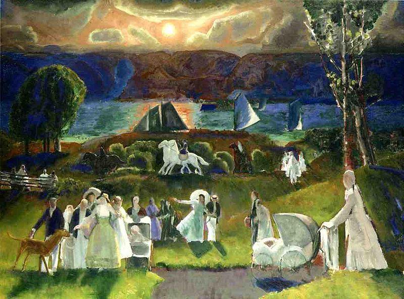 George Wesley Bellows Summer Fantasy France oil painting art